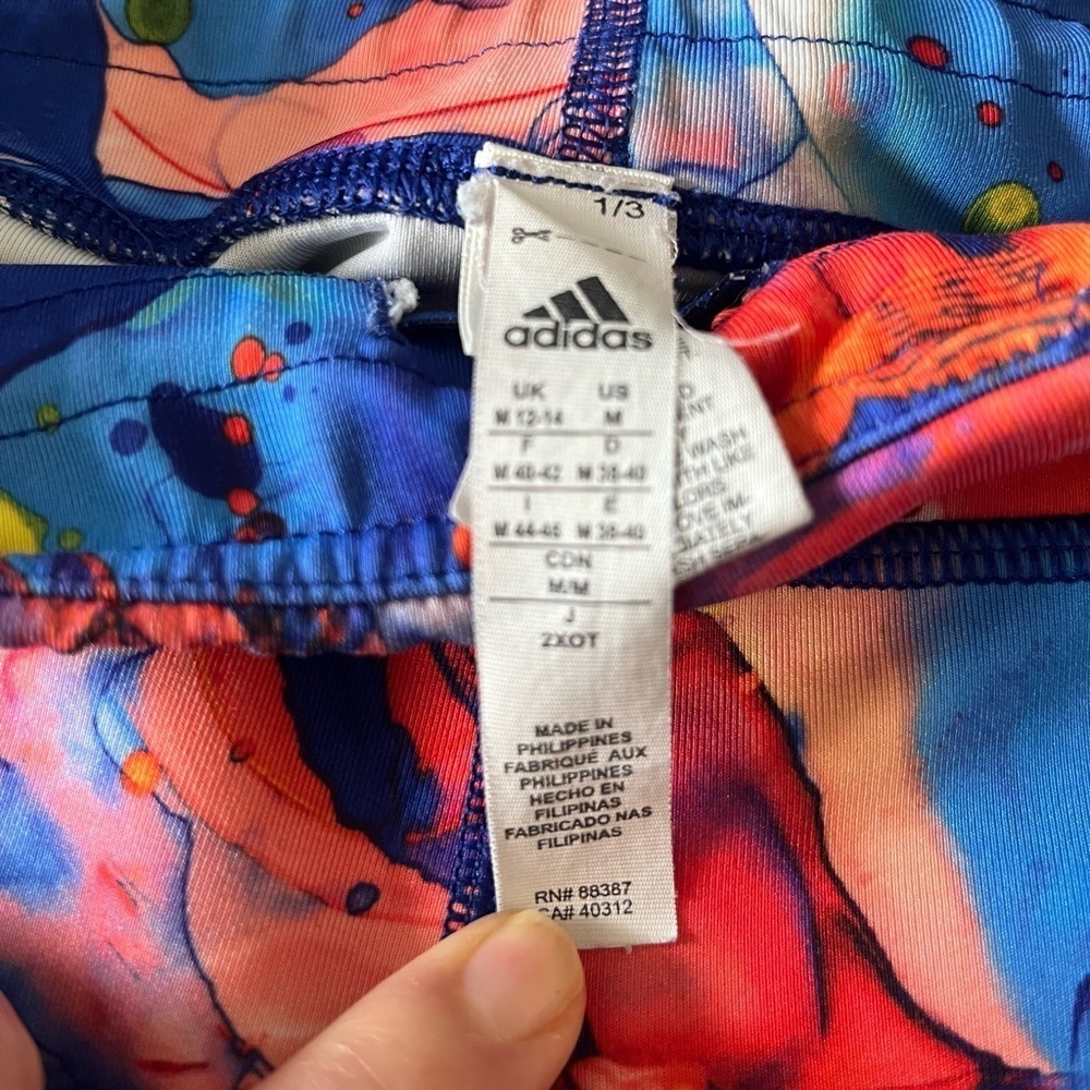 Adidas Performance Training Printed Mesh Panel Le… - image 5